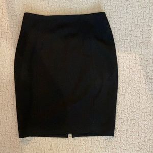 Express Mini pencil skirt with back slit, size 4.